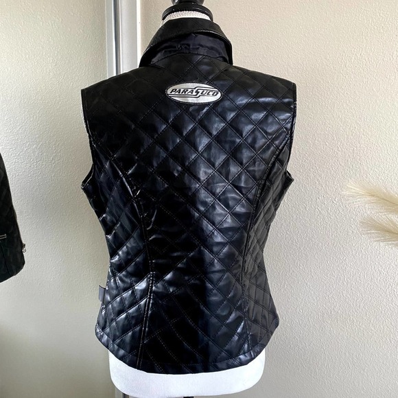 #30 Parasuco | Vintage 80s Quilted Motorcycle Jacket | Size: Medium - Picture 4 of 8
